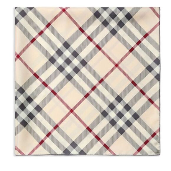 Burberry Large Vintage Check Silk Square 90 X 90 Stone $ 599.00 NWT - Picture 2 of 8
